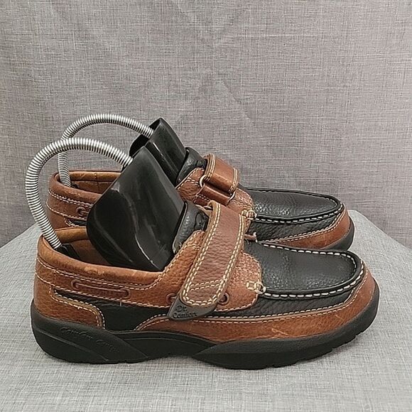 Dr. Comfort Mike 8660 brown black Leather Men's 10 XWide Boat Loafer Therapeutic - Picture 5 of 12